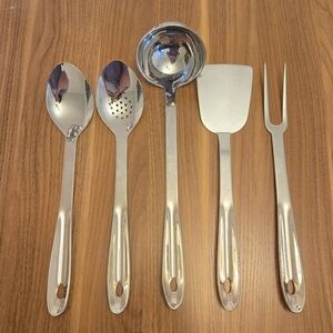 All-Clad Stainless Steel Kitchen Utensil Set of 5